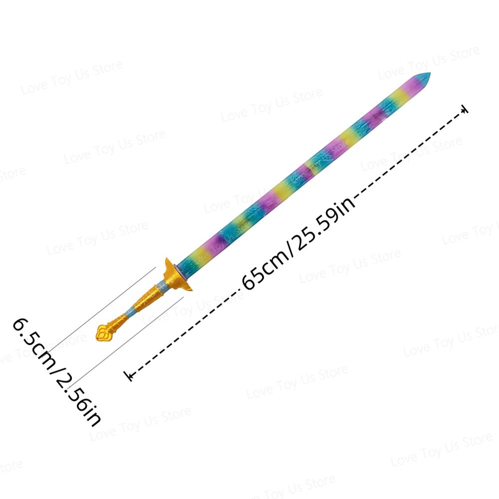 

Rumi Sword Cosplay Costume Accessories Lights Colorful Women Roleplay 3D Printing Arms Props Halloween Carnival Party Gifts