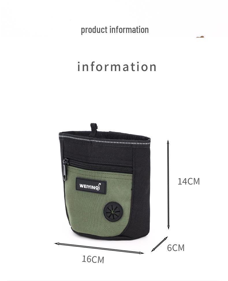 Pet Training Waist Bag - Multifunctional Dog Walking & Feeding Snack Bag