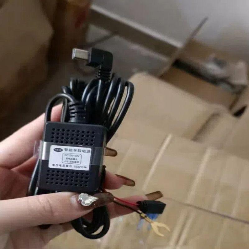 Driving Recorder Charging Cable 1A24V/12V To 5V Fireproof with Low Voltage Protection Power Supply Step-Down Cable