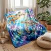 Oceanic Serenity 8 Theme Blanket Lightweight Warm Flannel Blanket Decorative Throw Blanket for Home Decoration