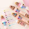 Cartoon Multicolor Pen for Color Coding Writing Drawing Journaling 10 Color-in-1 Writing Pen Multicolored Ballpoint Pen