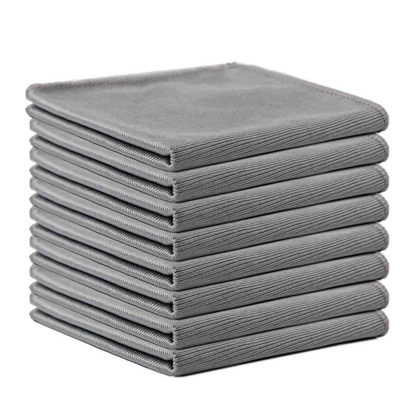 8Pcs Microfiber Glass Cleaning Cloth Household Window Desktop LCD Screen Water Stain Removal Rag 30*30cm