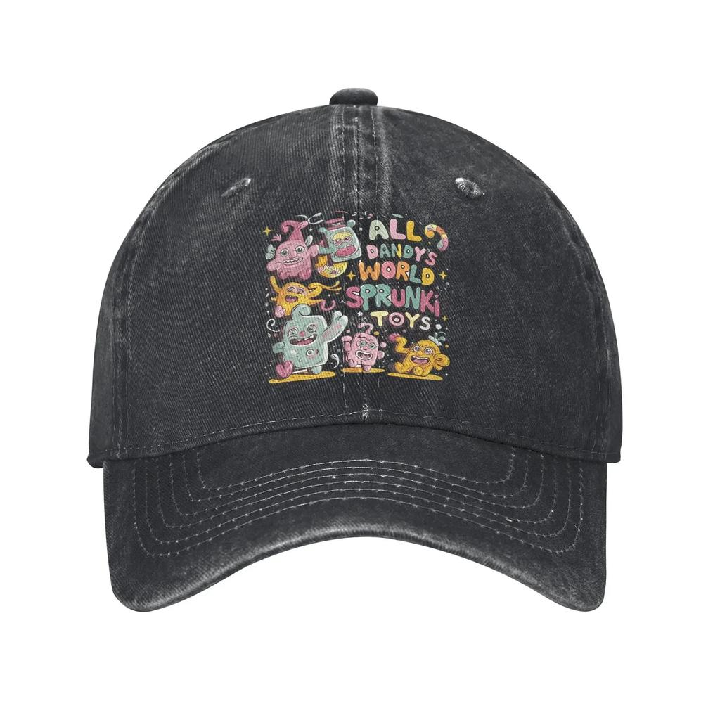 Unisex Cute Sprunki Caps Outfits Baseball Caps Fashion Funny Game Trucker Hats Adjustable MZ013