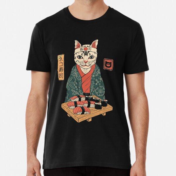 

Neko Sushi Bar S to 5XL Made in the AU/USA T-Shirt M