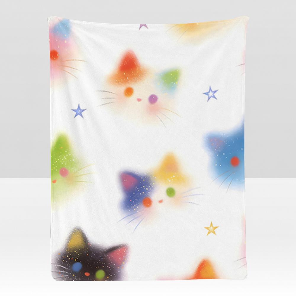 Animal Meme Hhazy Ccat Throw Soft Flannel Blanket for Bed Bedroom Sofa Picnic Throw Skinfriendly Breathable Gift Cover