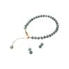 Natural Ice Jade Barrel Abacus Beads for DIY Bracelets