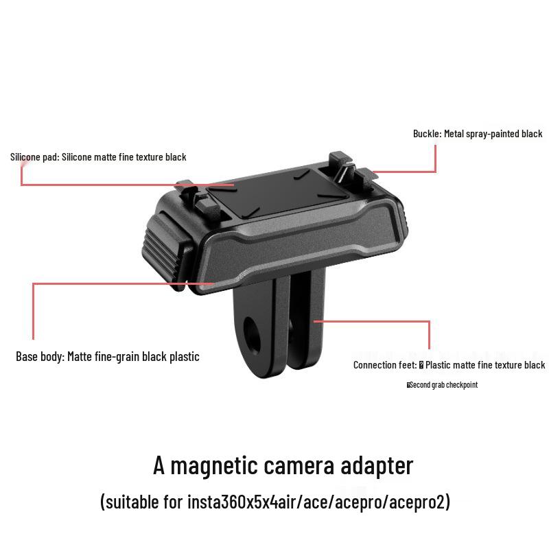 Anti-Shake Magnetic Neck Phone Holder & Chest Mount for Action Cameras