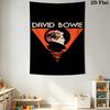 David Bowie Ziggy Stardust Concert Poster Tapestry Wallmounted Background Cloth Atmospheric Background Cloth Wall Decoration