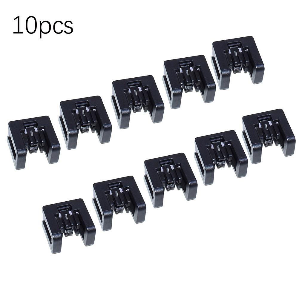 10xWiper Hood Trim Deflector Panel Reset Clip For Nissan For Xtrail For Tiida