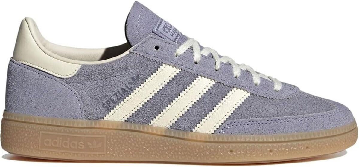 Adidas Originals Handball Spezial Серебристый Размер Япония Обувь, Фиолетовый/Кремово-белый/Каучук, JR0849, 23.0см,