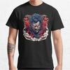 Traditional Japanese Akuma Retro Street Fighter 80s Vintage Video Game Graphic T Shirts for Men Large Size Adult S6XL Tops