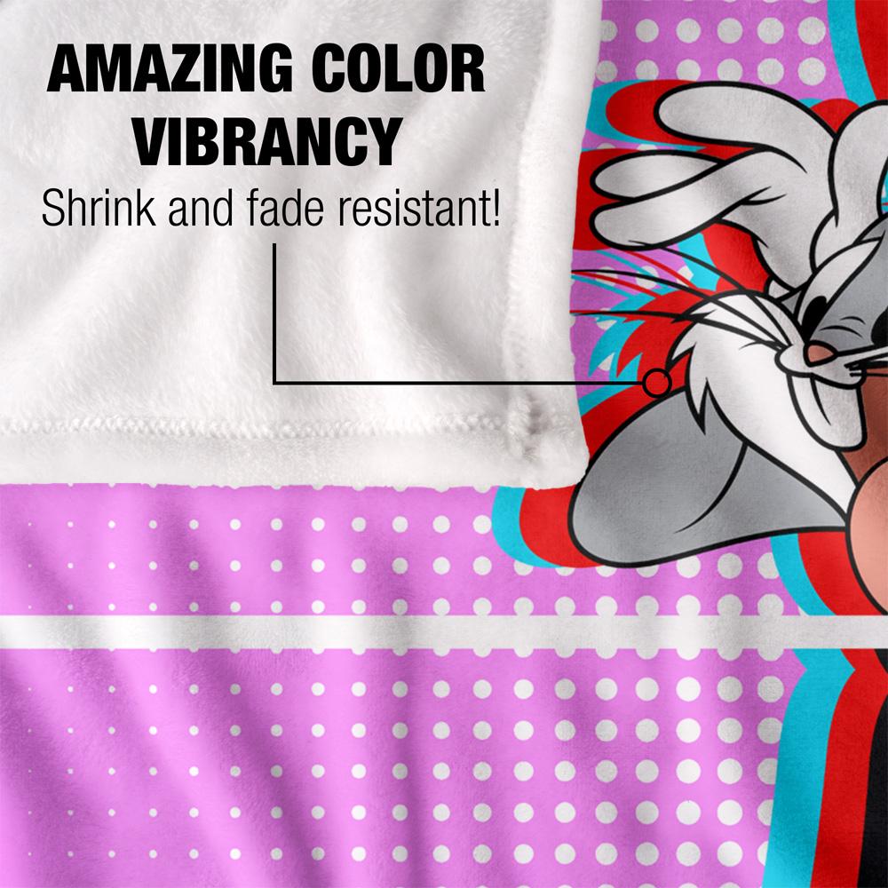 Looney Tunes Character Slices Blanket