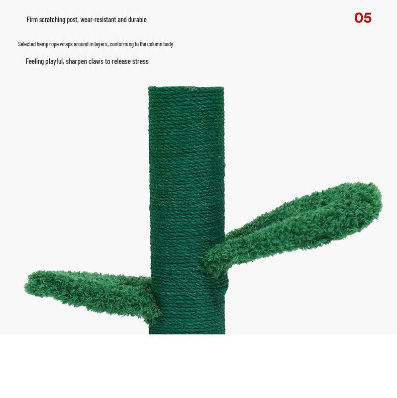 Zeze Money Flower Cat Nest: Enclosed Cat House with Scratching Post, Soft and Breathable.