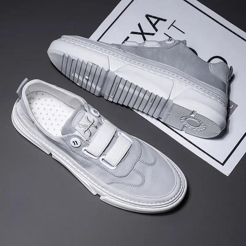 FashionRunning Sports Vulcanize Shoes for Men Walking Breathable Sneakers Man Casual Slip-ons 2024 Trend Footwear Offer Shipping Free