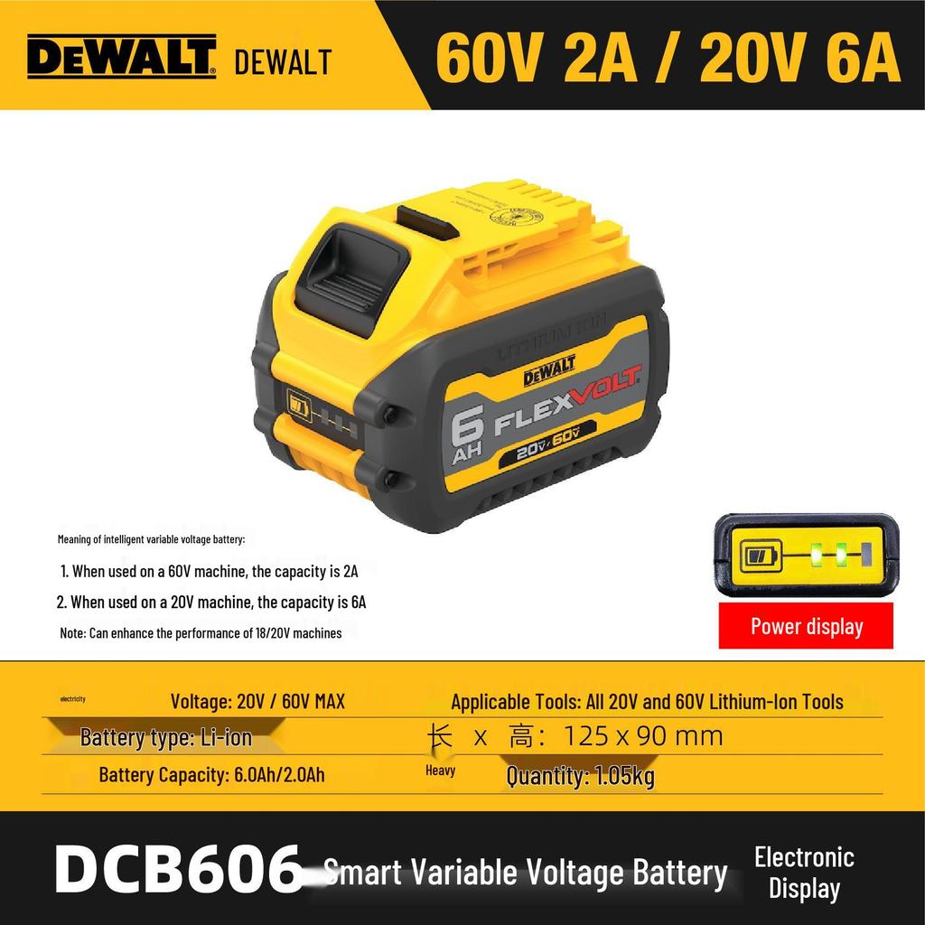 Original Lithium Battery: 10.8V/2.0Ah, 14.4V, 18V/4.0Ah, 5.0Ah, 94% Positive Reviews