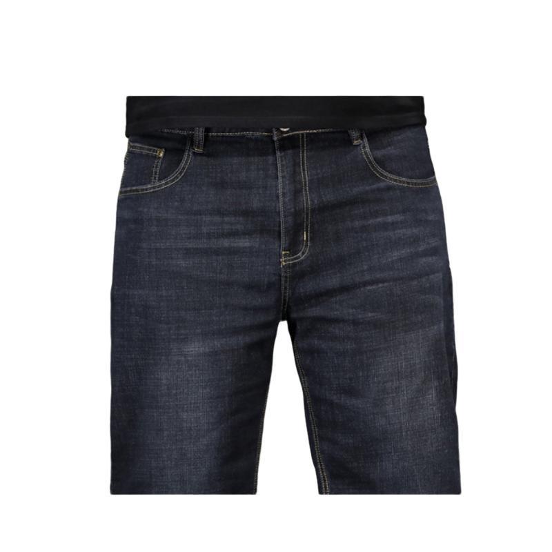 Pantaloncini in denim lavato da uomo, nuovi, alla moda, blu, per primavera ed estate, sottili, casual, versatili, larghi e larghi, taglie forti, per uomo.