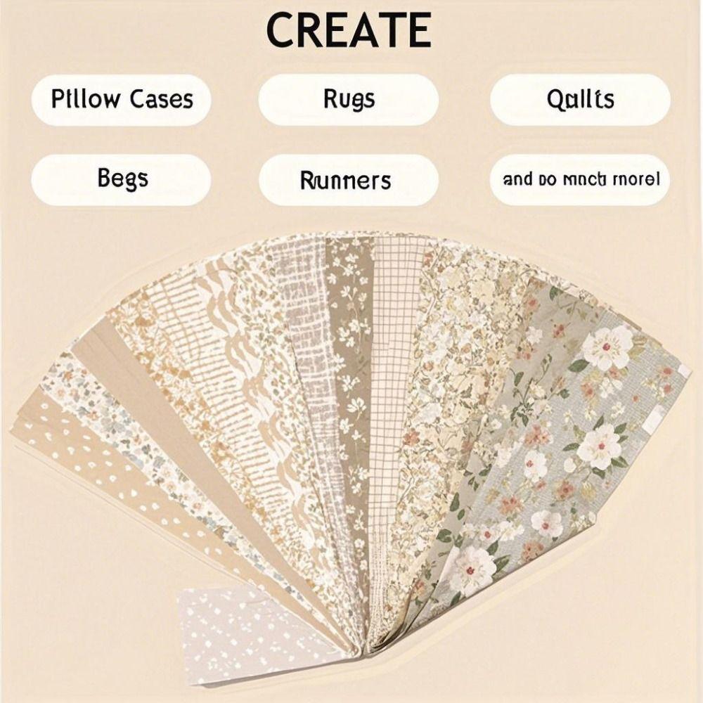 42 Sheets Vintage Floral Precuts Fabric Jelly Rolls Creative Patchwork Fabrics  Home Decor