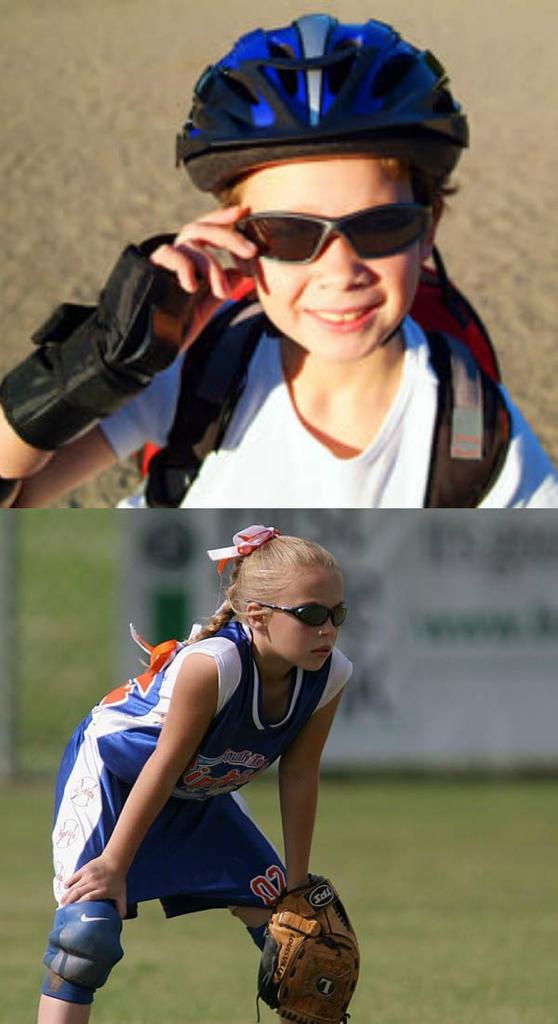 Kiddus Kids Sunglasses for Ages 4-8, a huge hit in Spain, Polarized Lenses with 100% UV Protection, Rojo Football