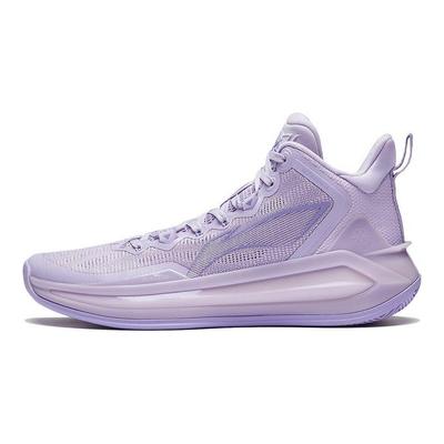 LiNing Blade 3 Lavender Shock Absorption Anti-Slip Wear-Resistant Mid-Top Basketball Shoes Men Basketball Shoes Lilac ABAS089-2