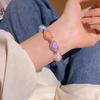 Dopamine-Inspired Colorful Love Bracelet: Beaded Hand Jewelry In Cute Style for Women and Influencer Fashion