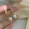 Light Luxury High-end Pearl Earrings Niche Design Fashionable Exquisite Temperament Earrings for Women