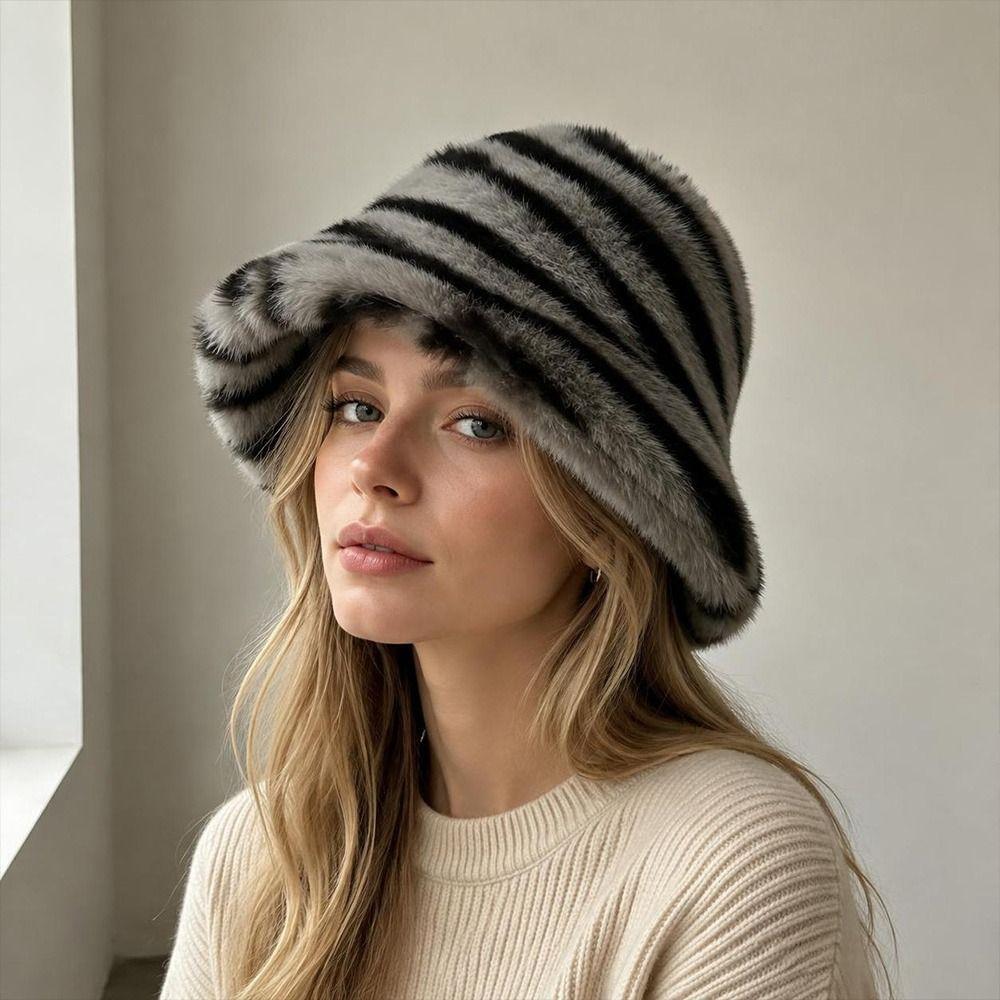 Windproof Winter Hat Scarf Set Thick Warm Plush Snood Scarf New Winter Hat Scarf Women