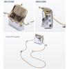 Compact Crossbody Bag Multi Functional Organizers Adjustable Chain Strap Classical Blue Waterproof Design
