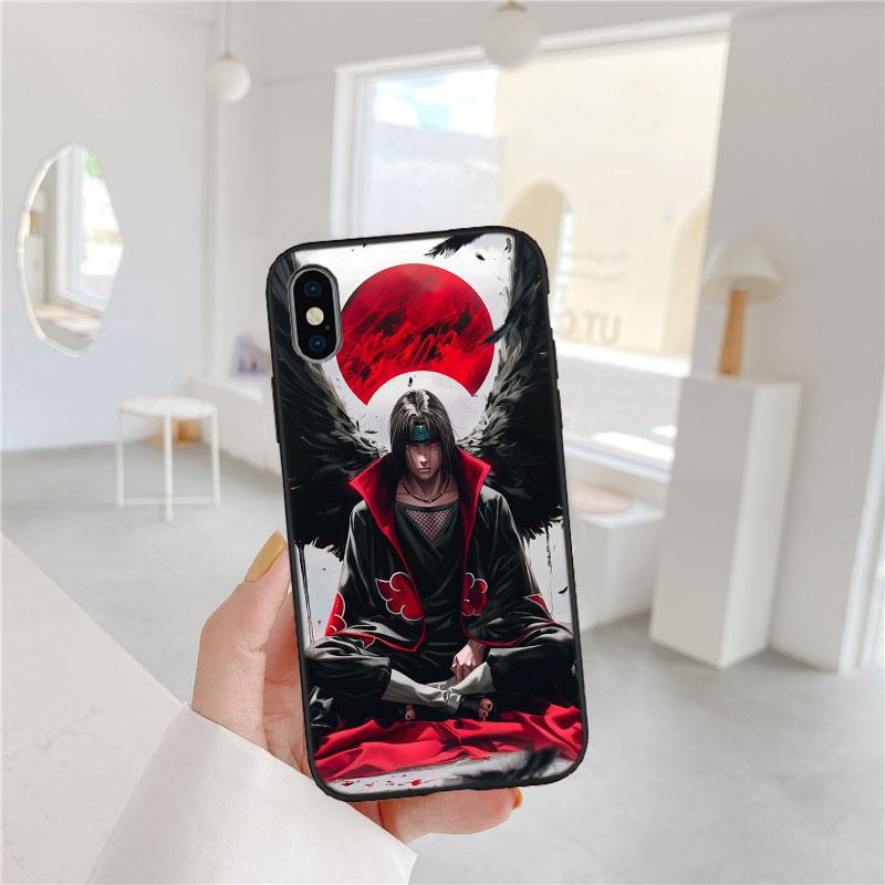 PP5 Anime Naruto Akatsuki Soft Shell Phone Case for Redmi Note 10 11 12 Pro Max 10S 10C 10T 11A 11S 12S 12C