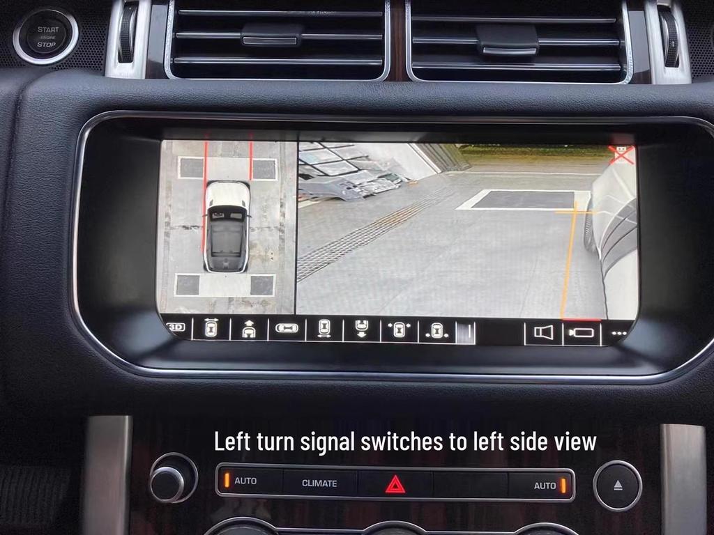3D Panoramic Decoder for Land Rover Discovery & Range Rover, Jaguar XF/XFL - All-in-One 1080P