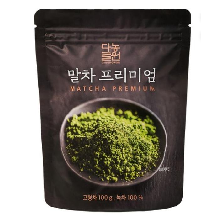 Danongwon Premium Matcha Powder – Rich & Smooth Korean Green Tea 100g 1 pack