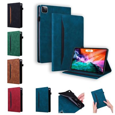 Leder-Tablet-Hülle im Business-Stil mit Karteneinschub für Apple iPad/Samsung Tab/Huawei Matepad/Amazon/Lenovo Tab/Redmi Pad/Oppo Pad/Nokia T20