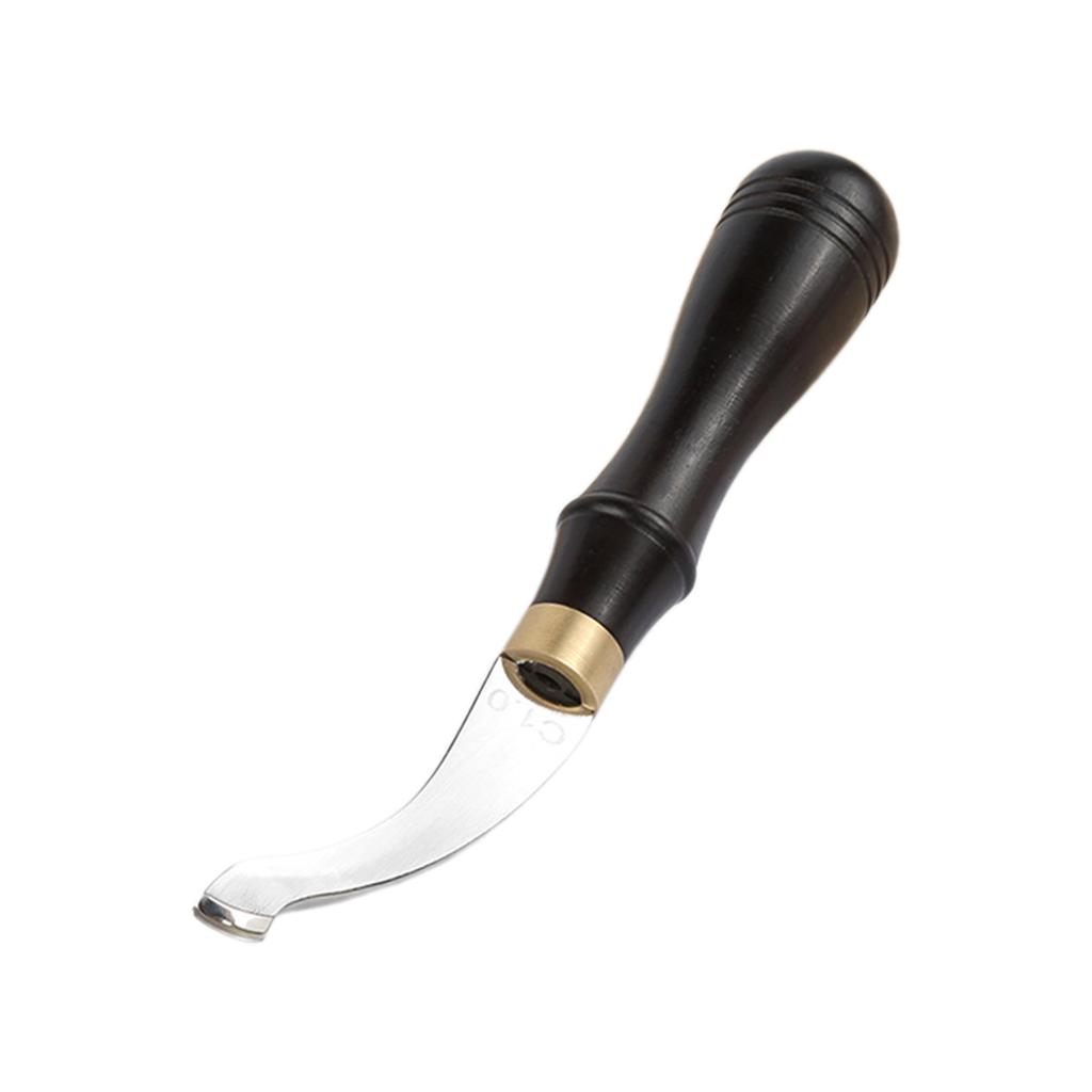 Leather Edger Creaser Wooden Handle Leather Shallow Slot Edging Device Trimmer Grooving Creasing Leather Edging Creaser