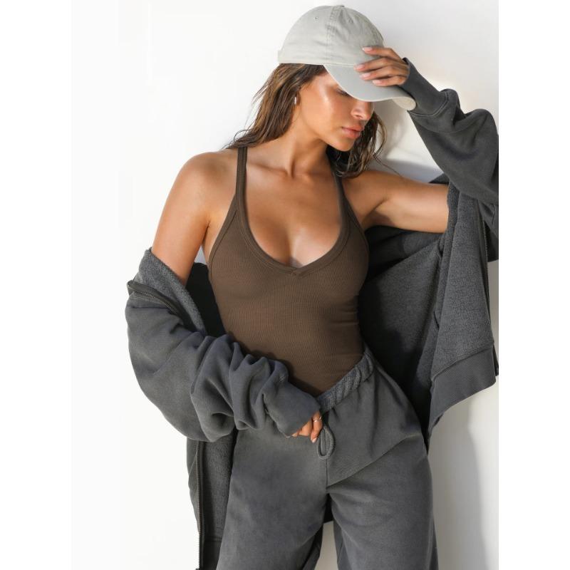 Frühlings- und Sommerstrickweste für Damen Sexy Slim-Fit Top Mode Elegant Slim Fit Lässig Basic Innenliegendes Unterhemd Damenbekleidung 3718