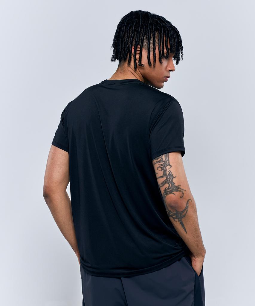 Pijikeolgameoncheu P2545 Functional Dry Daily Muscle Short Sleeve [Black]