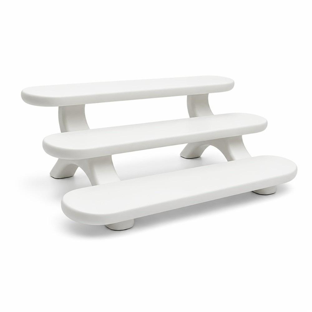 Three-Tier Storage Shelf Multipurpose Countertop Organizer Display Rack Sample Storage