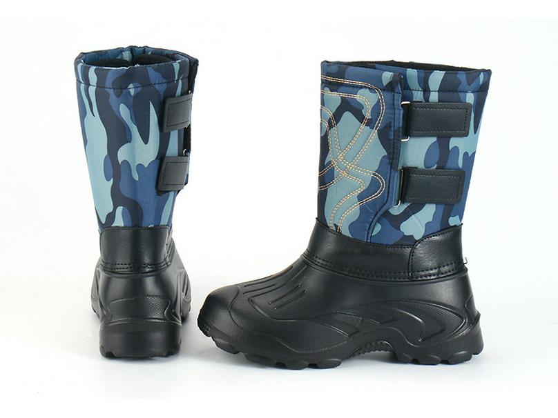 Men's Waterproof Winter Snow Boots: Outdoor Sports with Plus Velvet