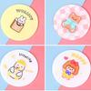 Acrylic Cartoon Coasters Anti-scald Heat Insulation Waterproof Tea Coaster Diy Decorative Photo Ornaments Table Glasses Holder