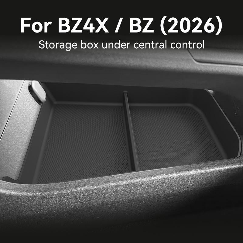 Central Control Storage Tray for Toyota BZ4X 2026 Car Armrest Under Storage Box Stowing Tidying Interior Accessories