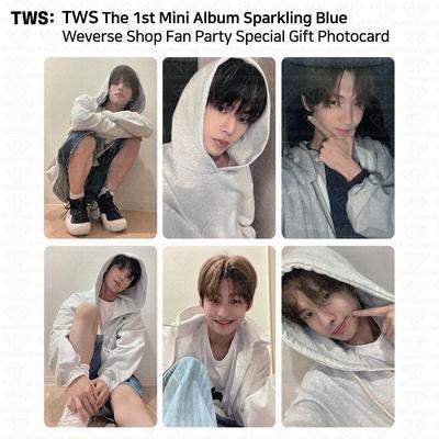 1. minialbum Sädelev sinine Weverse Shop Fännipeo eriline kingitus fotokaart
