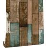 Wood Vinyl Wallpaper Roll Wood Grain Self Adhesive Wallpaper Kitchen Wardrobe Cabinet Furniture Contact Paper Renovation Door