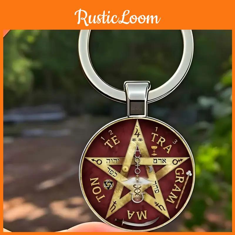 Five Pointed Star Pendant Keyring With Classic Style For Wedding Birthday And Travel Keepsakes