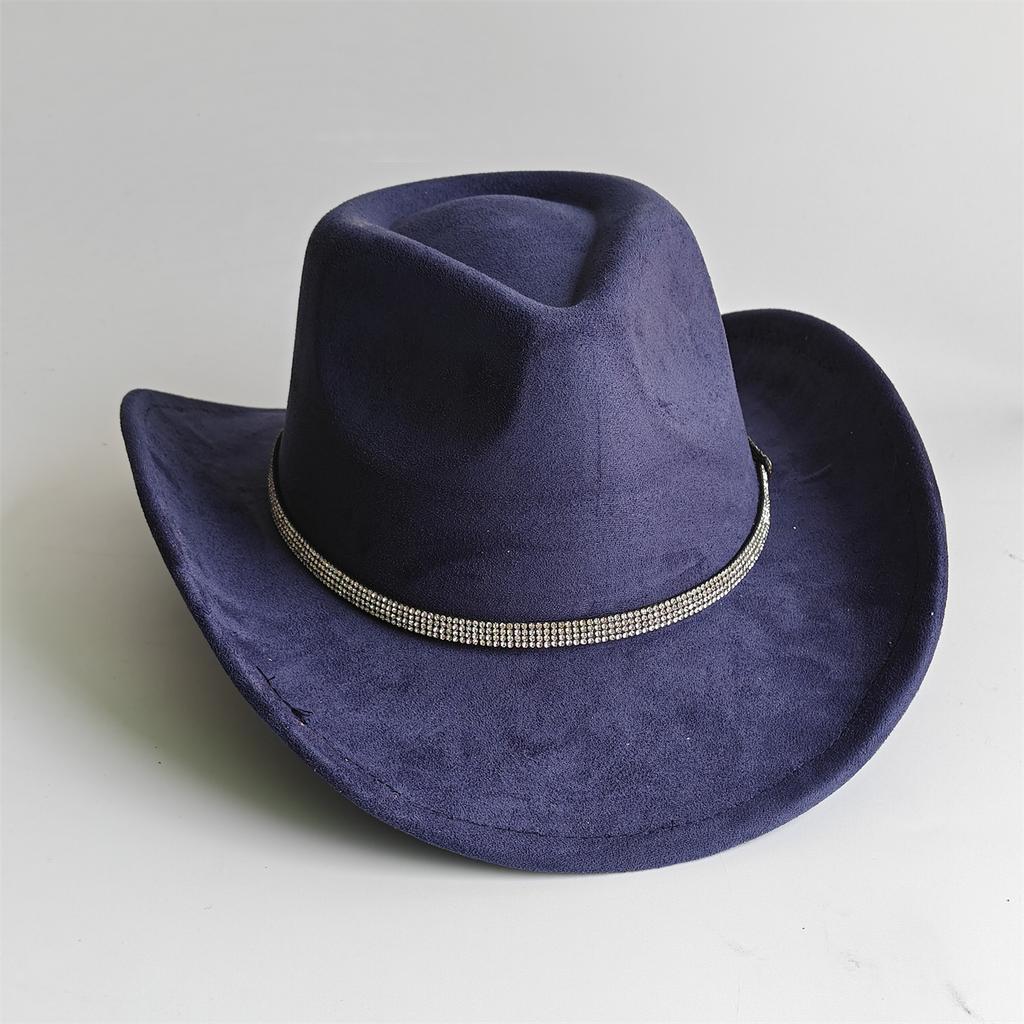 Cowboy Hat for Women and Men with Shapeable Wide Brim - Felt Cattleman Western Hats for Cowboys and Cowgirls Sombreros Vaqueros