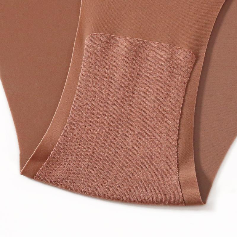 CINOON Women's Sexy High Waisted Panties Ice Silk Seamless Quick-Dry Underpant V-Waist Comfortable & Breathable Briefs