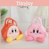 Plush Star Kirby Portable Tote Handbag Clutch Large Capacity Bento Bag Lunch