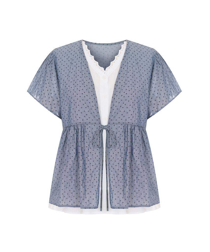 PAIGEFLYNN Frill Strap Layered Blouse_S6Bbl020C