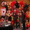 Große Luftballons Casino Party Dekorationen 98-teiliges Set Vegas-Themen-Dekorationen Casino Nacht