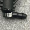 Plastic Windshield Nozzles Black Replacement Exterior Parts 2Pc Washer