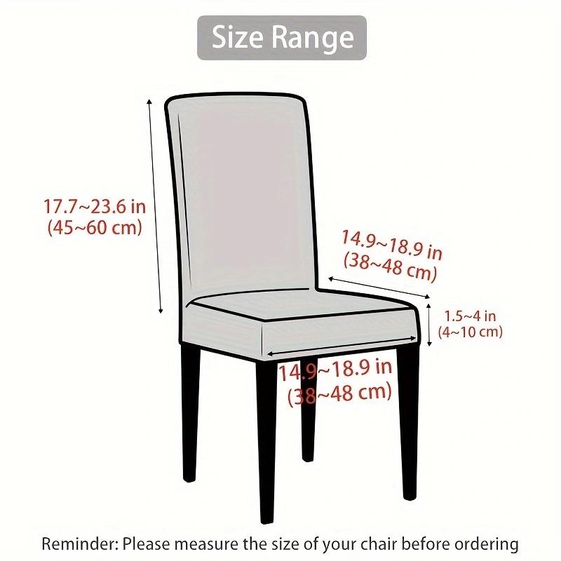 

1PC Modern Stretchable Waterproof Elastic Chair Cover Slipcover for Home Dining Room Protection 1PC бордовий