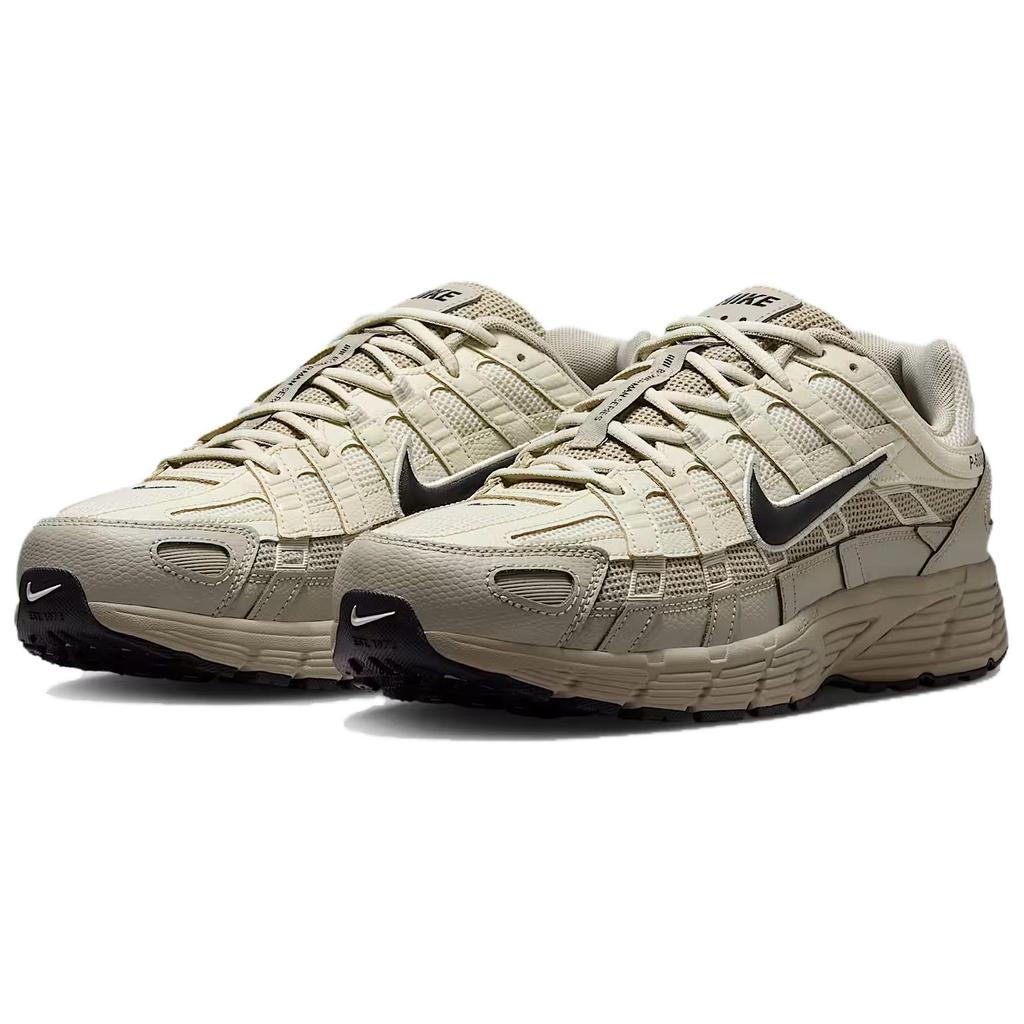 Nike Chaussures de course basses respirantes en cuir synthétique P 6000 pour hommes IH8042-100
