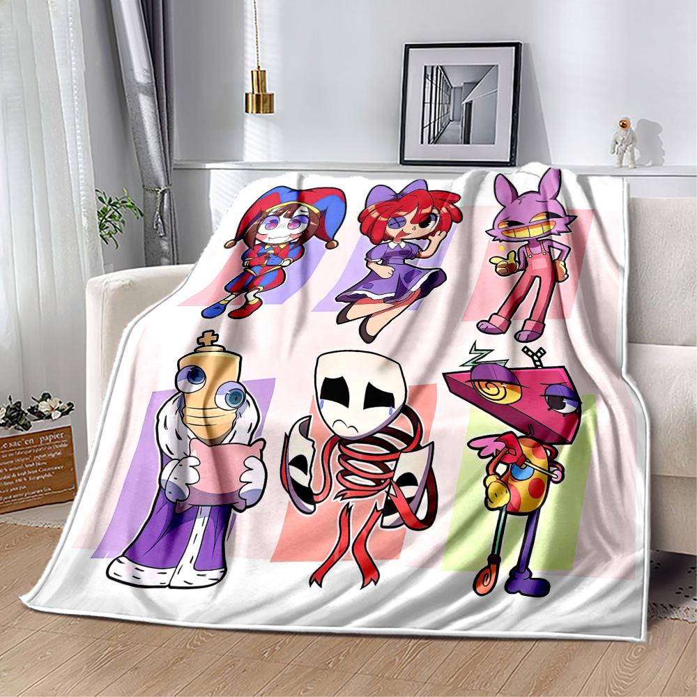 Digital Circus3 Blankets Are Suitable for Living Rooms,making Them an Ideal Choice for Outdoor Travel and Gifts.